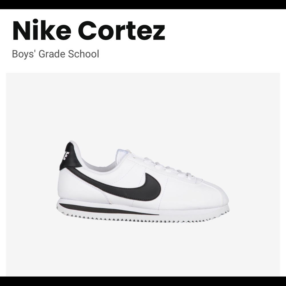 Youth 7 Nike Cortez (for boys or girls)